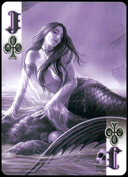 Bicycle Anne Stokes Dark Hearts Валет треф