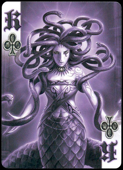 Bicycle Anne Stokes Dark Hearts Король треф